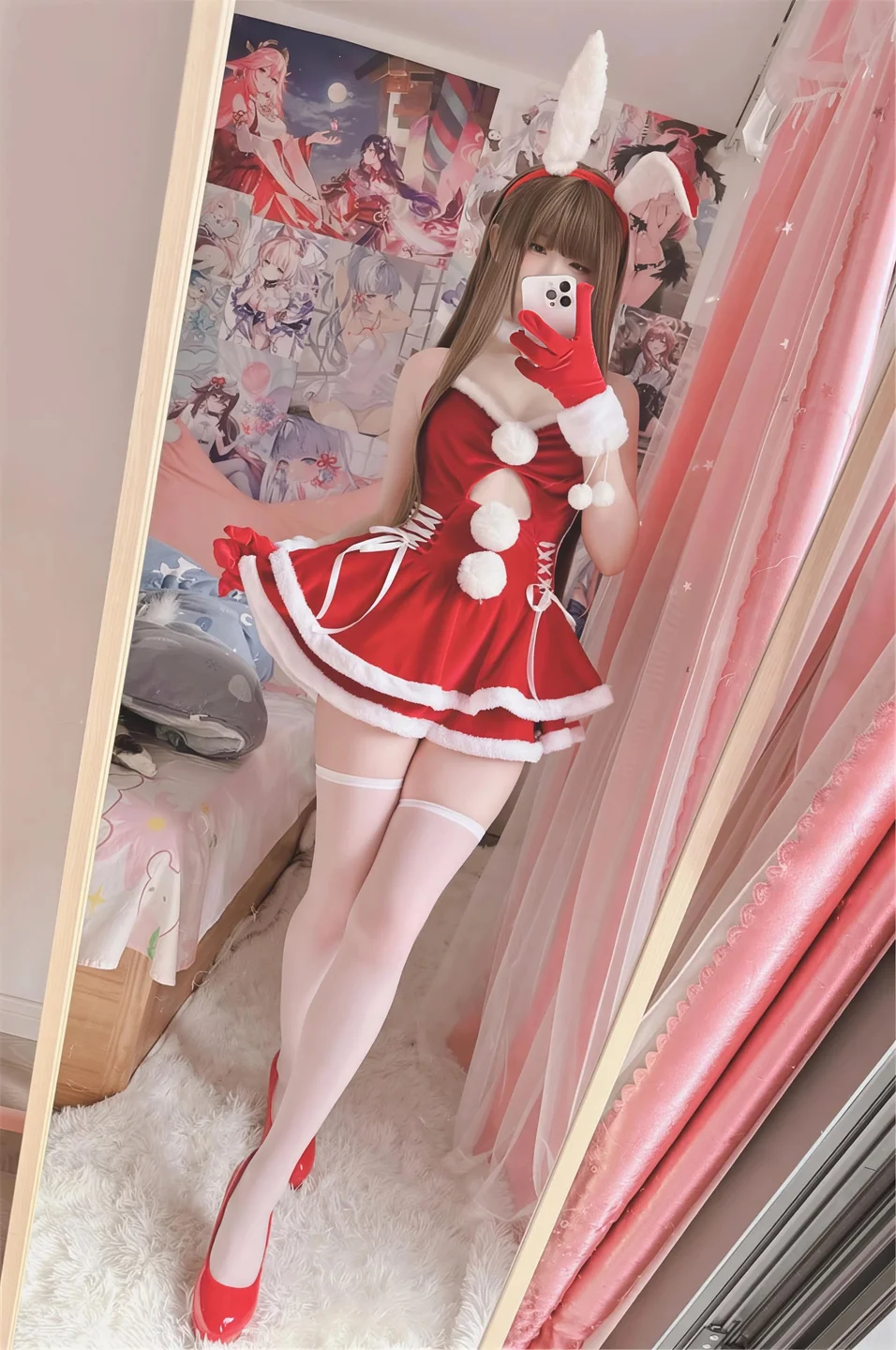 习呆呆_No_157_25_12_23_バニーサンタ_圣诞_18P,2V_35MB tg@simisebaisi 【丝足阁】010.webp